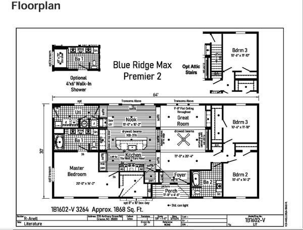 Premier Floor plan